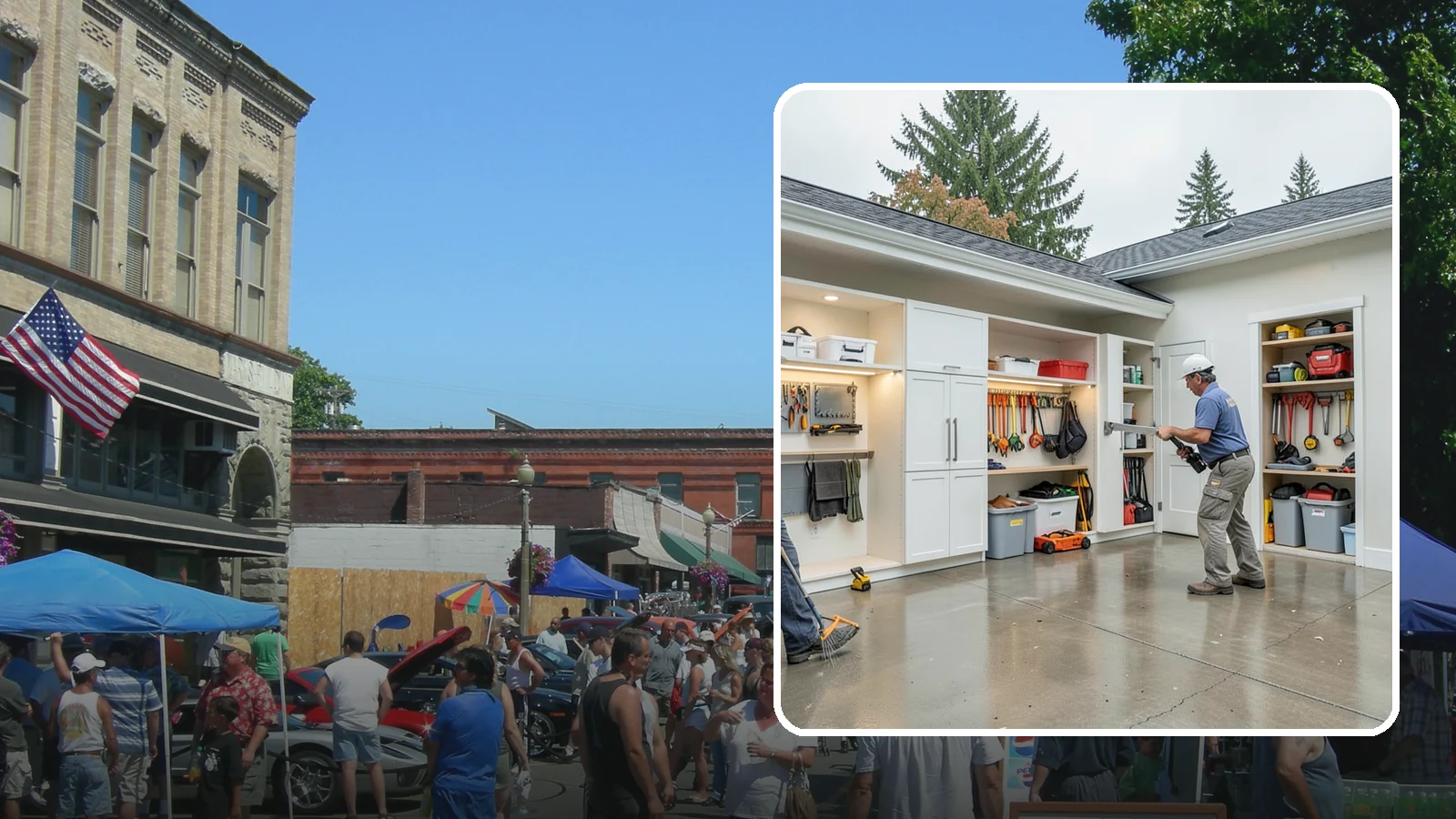 Garage Storage System in Snohomish, Snohomish County, WA - Designing and installing organized storage systems that free up floor space and keep gear off damp concrete.