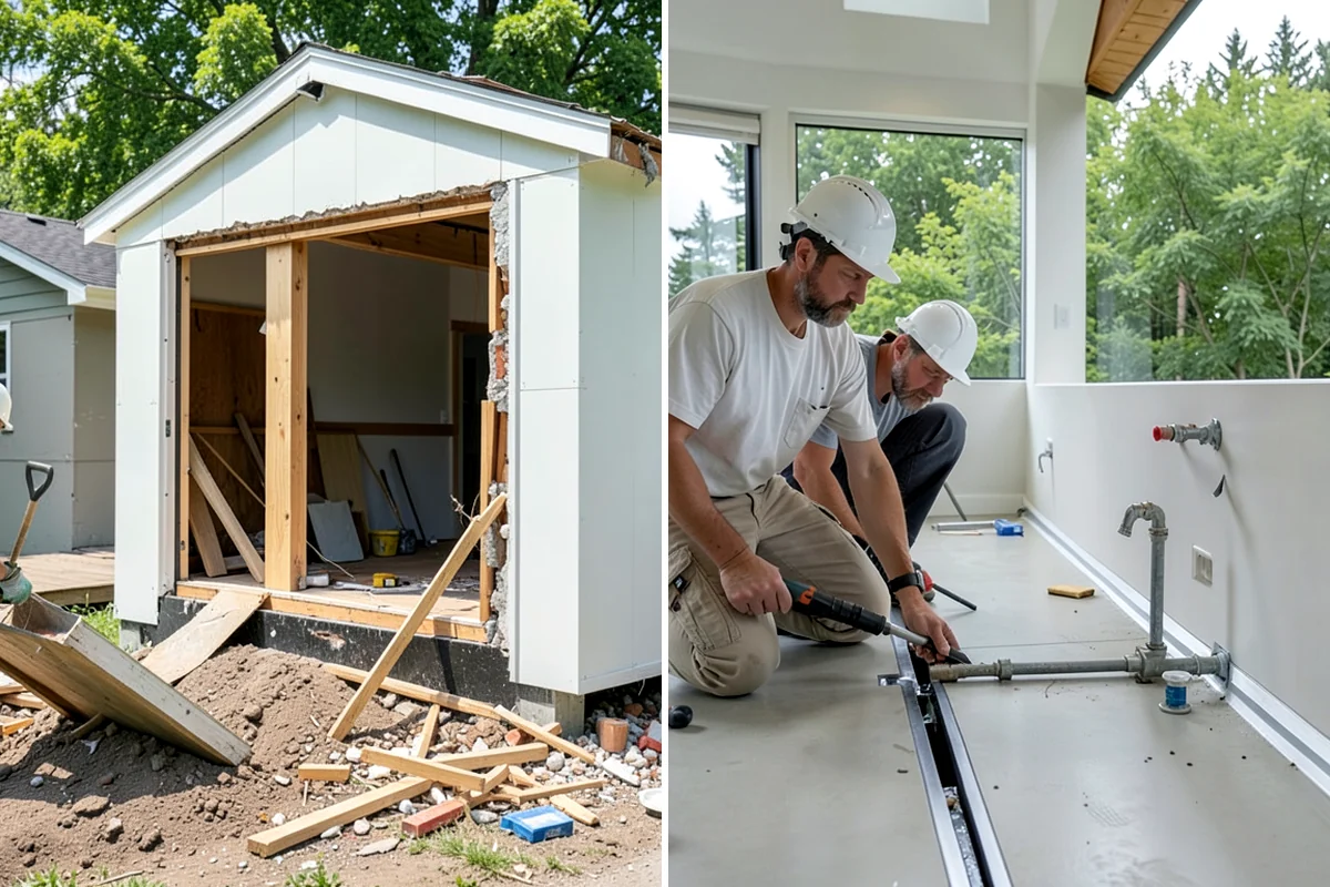 Garage Storage System in Snoqualmie, King County, WA - Inventory items and measure available walls