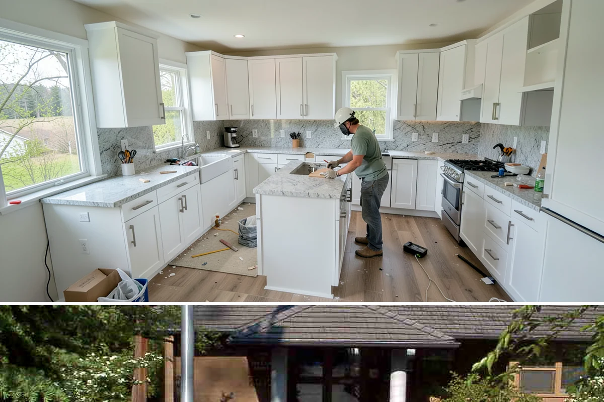 Garage Storage System in Yarrow Point, King County, WA - Storage installs happen any time of year, and many homeowners tackle it in fall to stow patio and yard gear before the rains set...