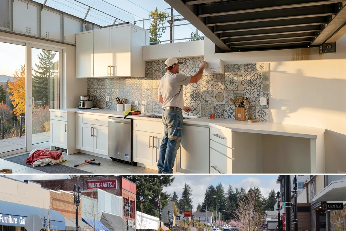 Garage Workbench Installation in Bothell, King County, WA - Workbench installs suit any season, and winter is a natural time to set one up for indoor projects when outdoor work stalls.