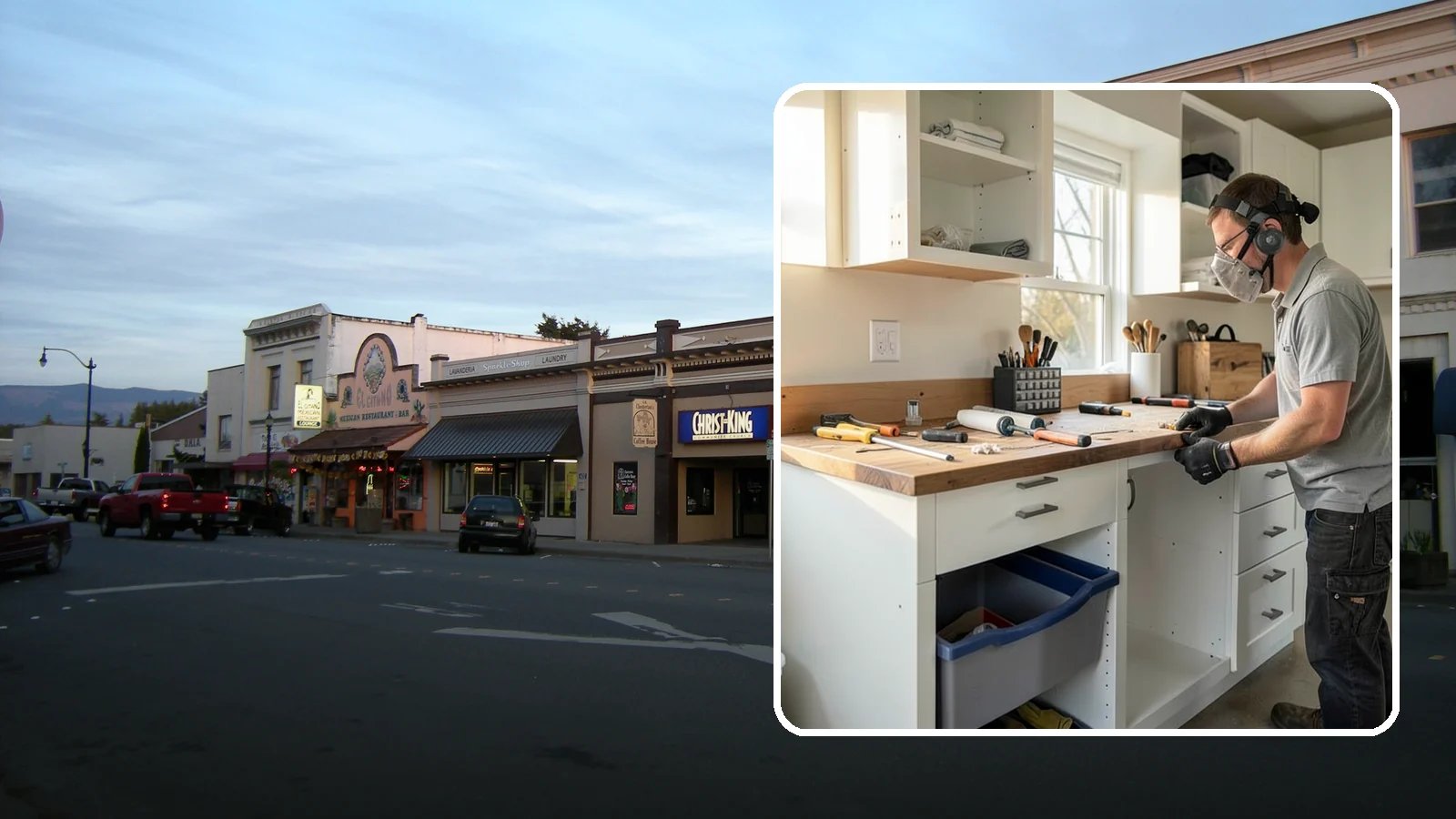 Garage Workbench Installation in Burlington, Skagit County, WA - Building a solid, well-lit workbench tailored to your projects and available garage space.