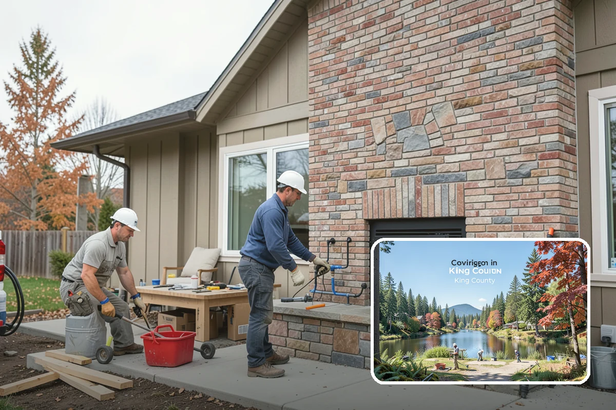 Garage Workbench Installation in Covington, King County, WA - Creates a dedicated project workspace