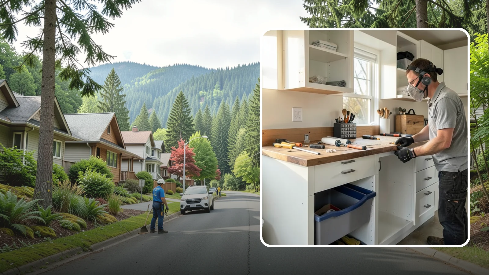 Garage Workbench Installation in Darrington, Snohomish County, WA - Building a solid, well-lit workbench tailored to your projects and available garage space.