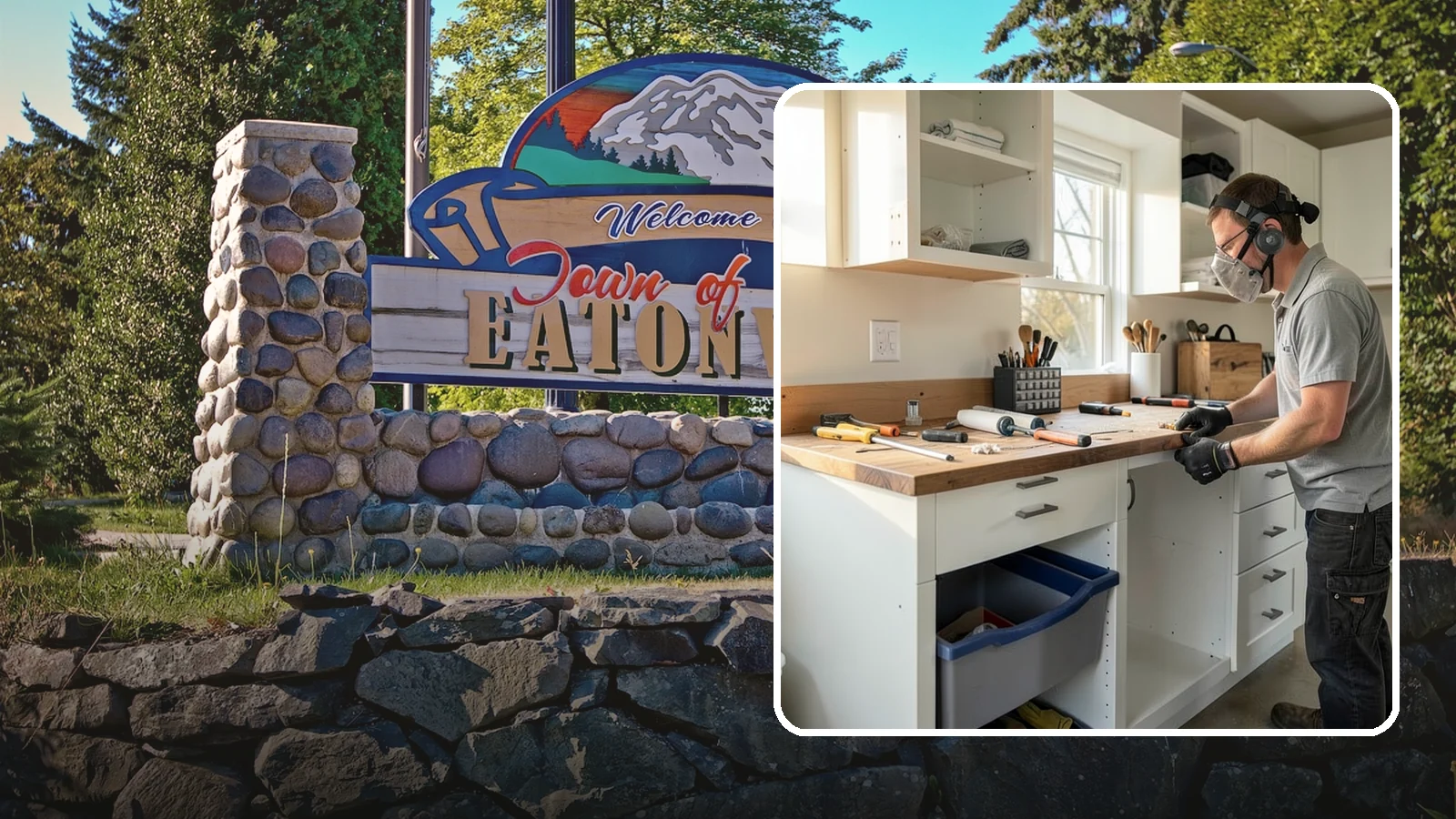 Garage Workbench Installation in Eatonville, Pierce County, WA - Building a solid, well-lit workbench tailored to your projects and available garage space.