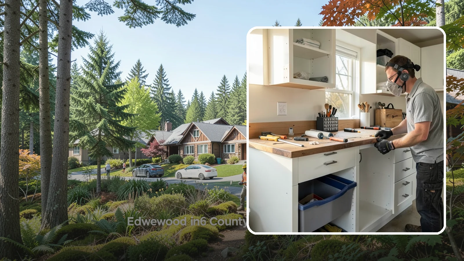 Garage Workbench Installation in Edgewood, Pierce County, WA - Building a solid, well-lit workbench tailored to your projects and available garage space.