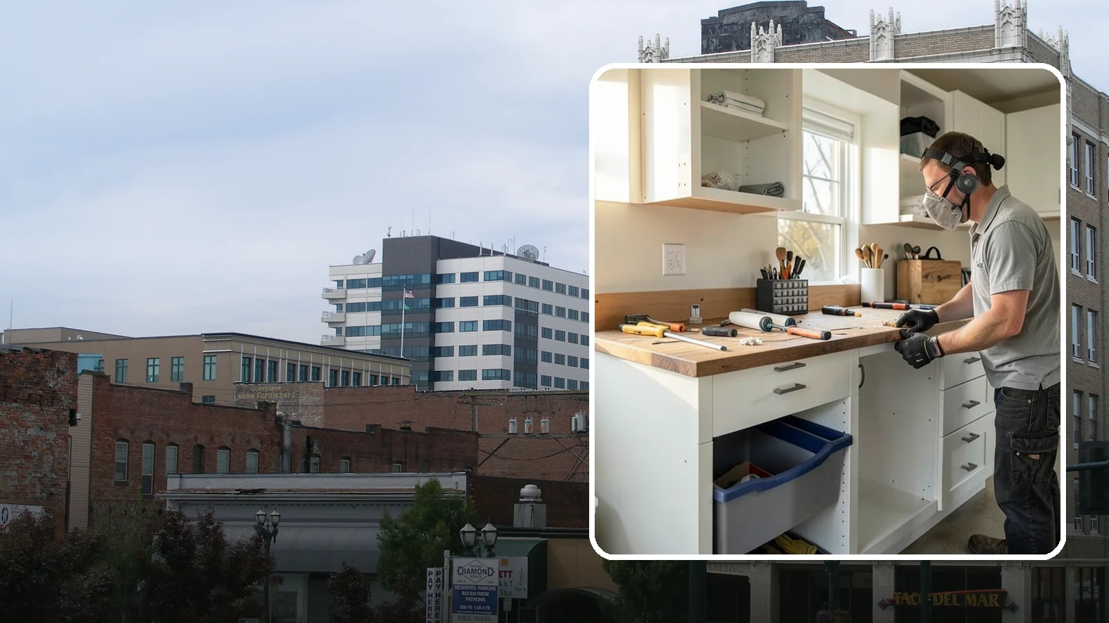 Garage Workbench Installation in Everett, Snohomish County, WA - Building a solid, well-lit workbench tailored to your projects and available garage space.