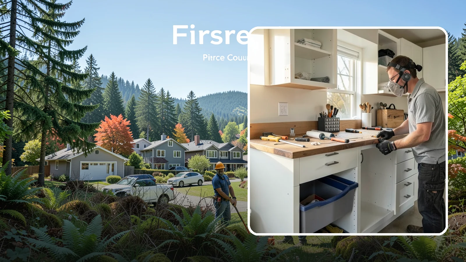 Garage Workbench Installation in Fircrest, Pierce County, WA - Building a solid, well-lit workbench tailored to your projects and available garage space.
