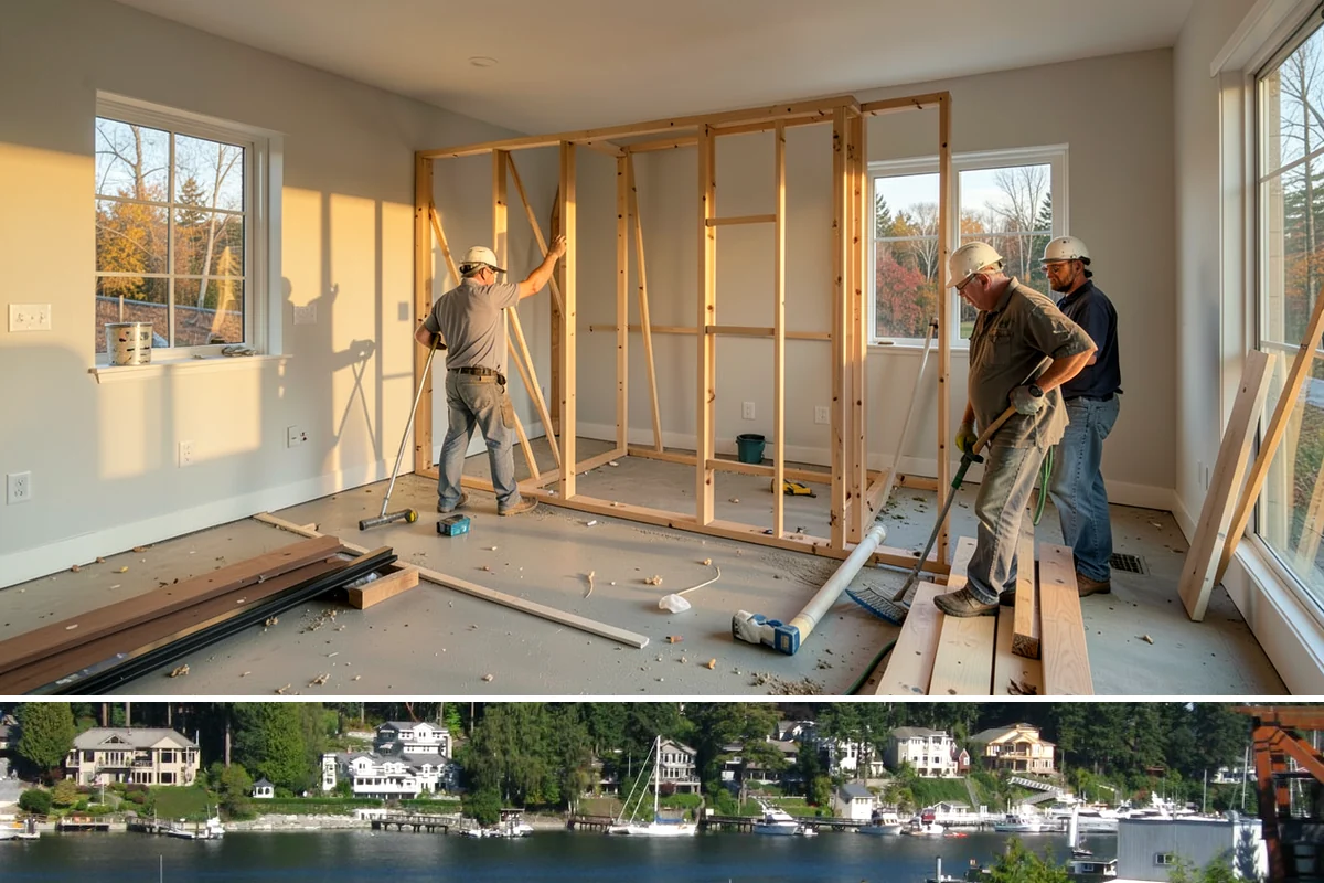 Garage Workbench Installation in Gig Harbor, Pierce County, WA - Workbench installs suit any season, and winter is a natural time to set one up for indoor projects when outdoor work stalls.