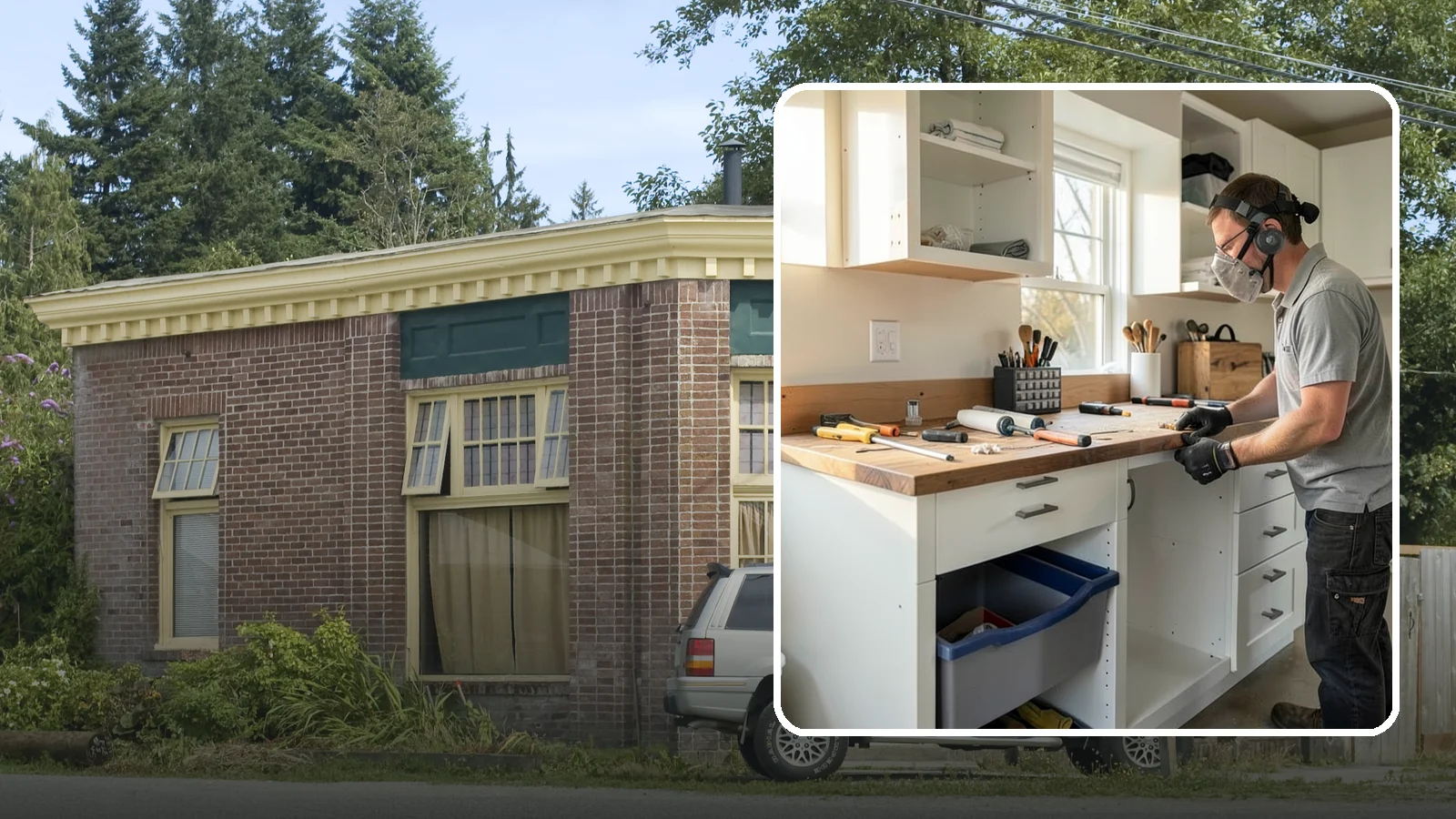 Garage Workbench Installation in Hamilton, Skagit County, WA - Building a solid, well-lit workbench tailored to your projects and available garage space.