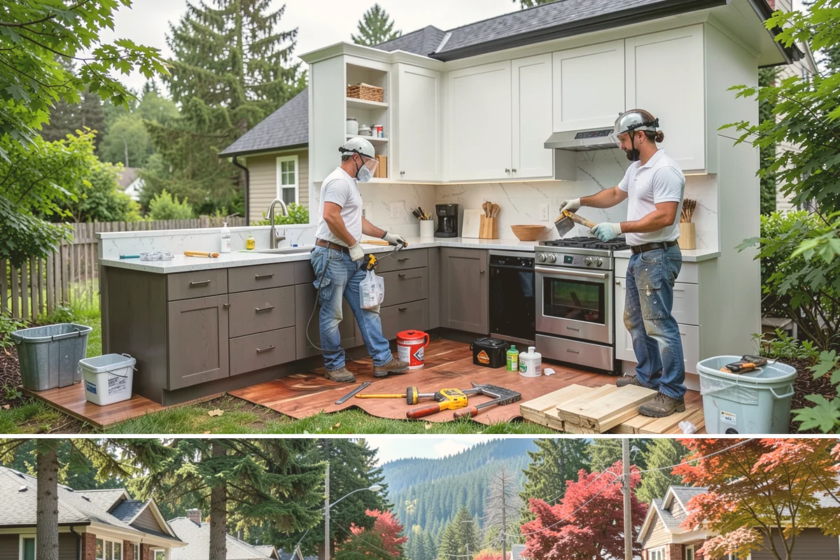 Garage Workbench Installation in Hunts Point, King County, WA - Workbench installs suit any season, and winter is a natural time to set one up for indoor projects when outdoor work stalls.