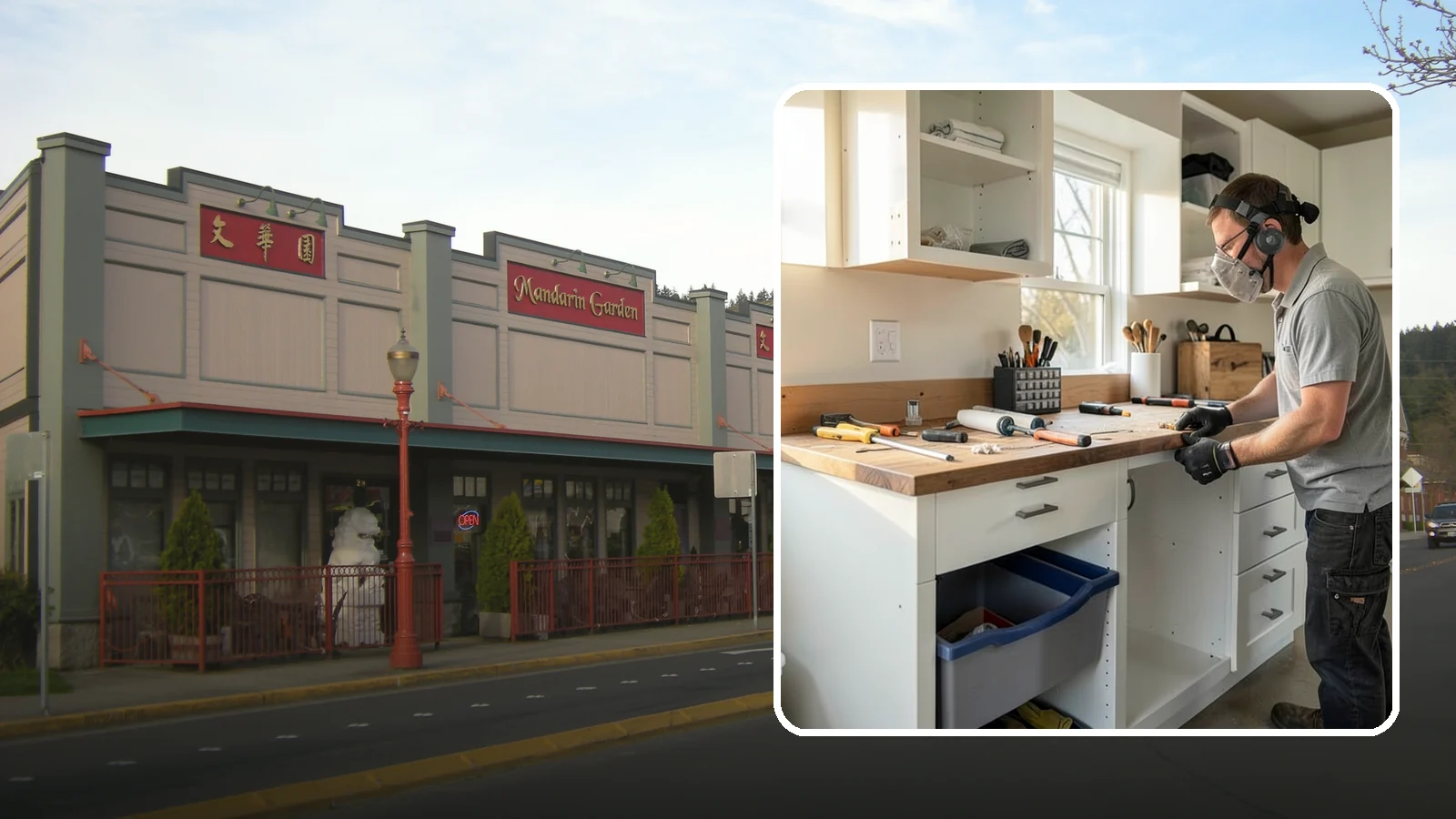 Garage Workbench Installation in Issaquah, King County, WA - Building a solid, well-lit workbench tailored to your projects and available garage space.