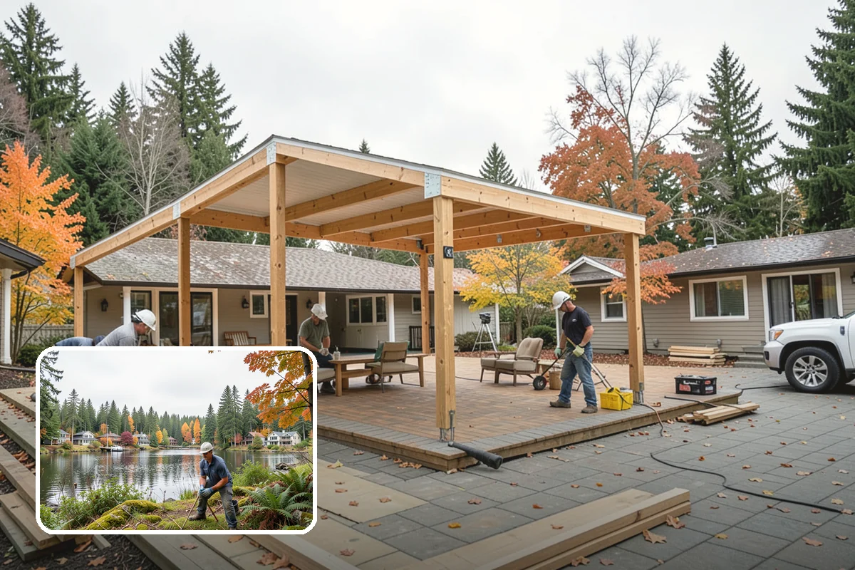 Garage Workbench Installation in La Conner, Skagit County, WA - Creates a dedicated project workspace