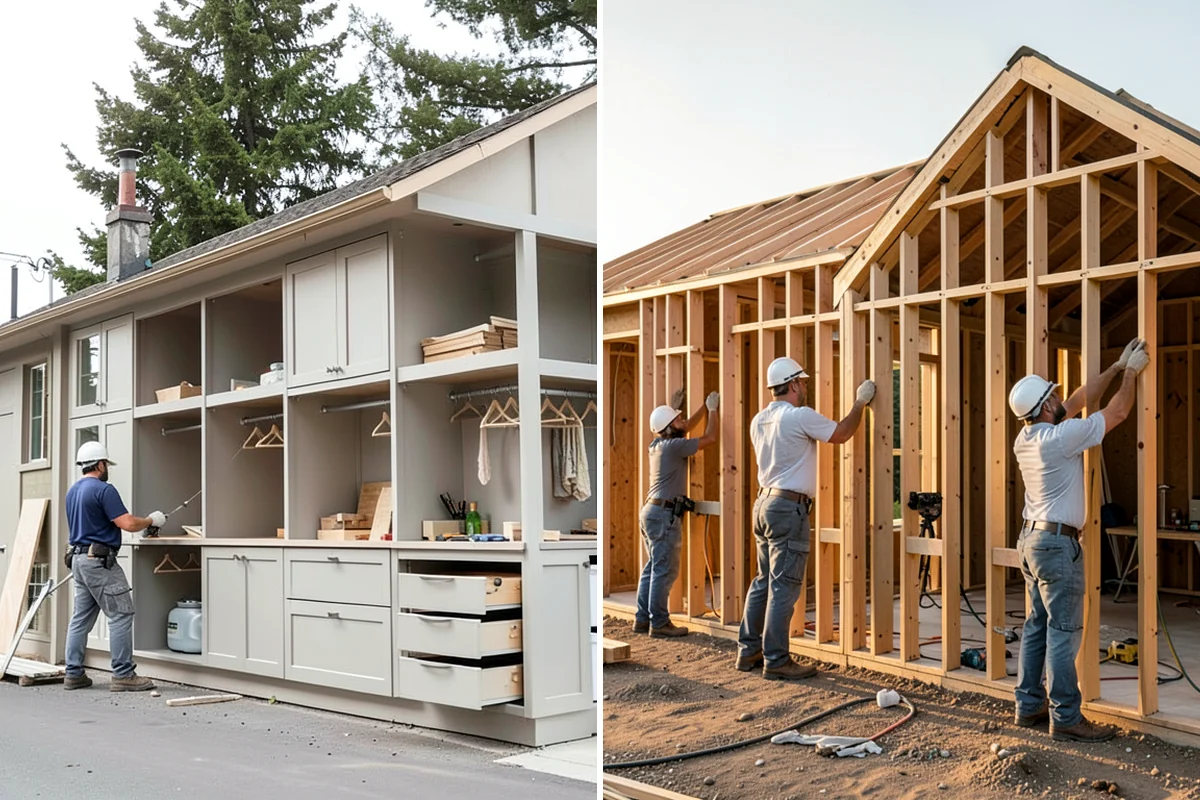 Garage Workbench Installation in Lakewood, Pierce County, WA - Discuss uses and measure the space