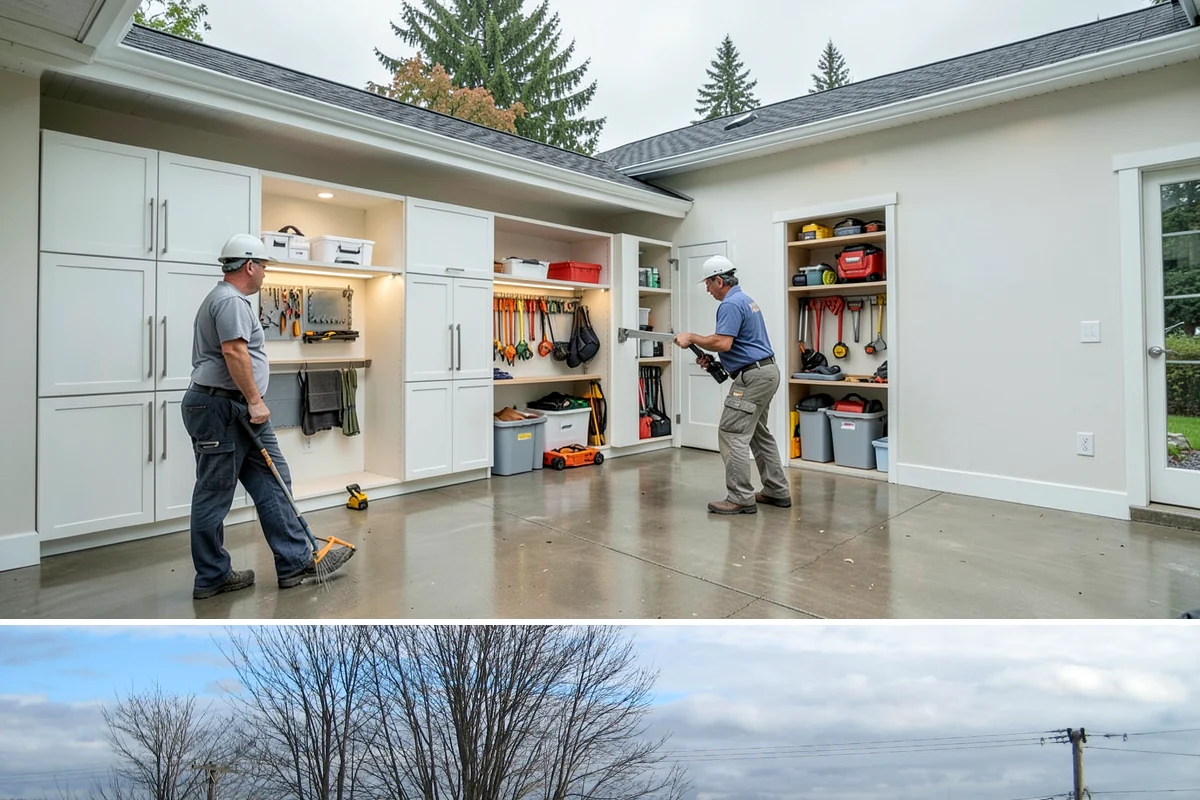 Garage Workbench Installation in Langley, Island County, WA - Workbench installs suit any season, and winter is a natural time to set one up for indoor projects when outdoor work stalls.