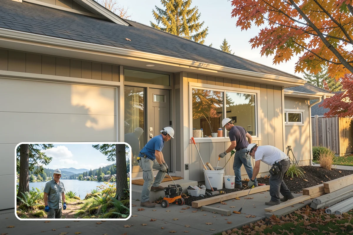 Garage Workbench Installation in Milton, King County, WA - Creates a dedicated project workspace