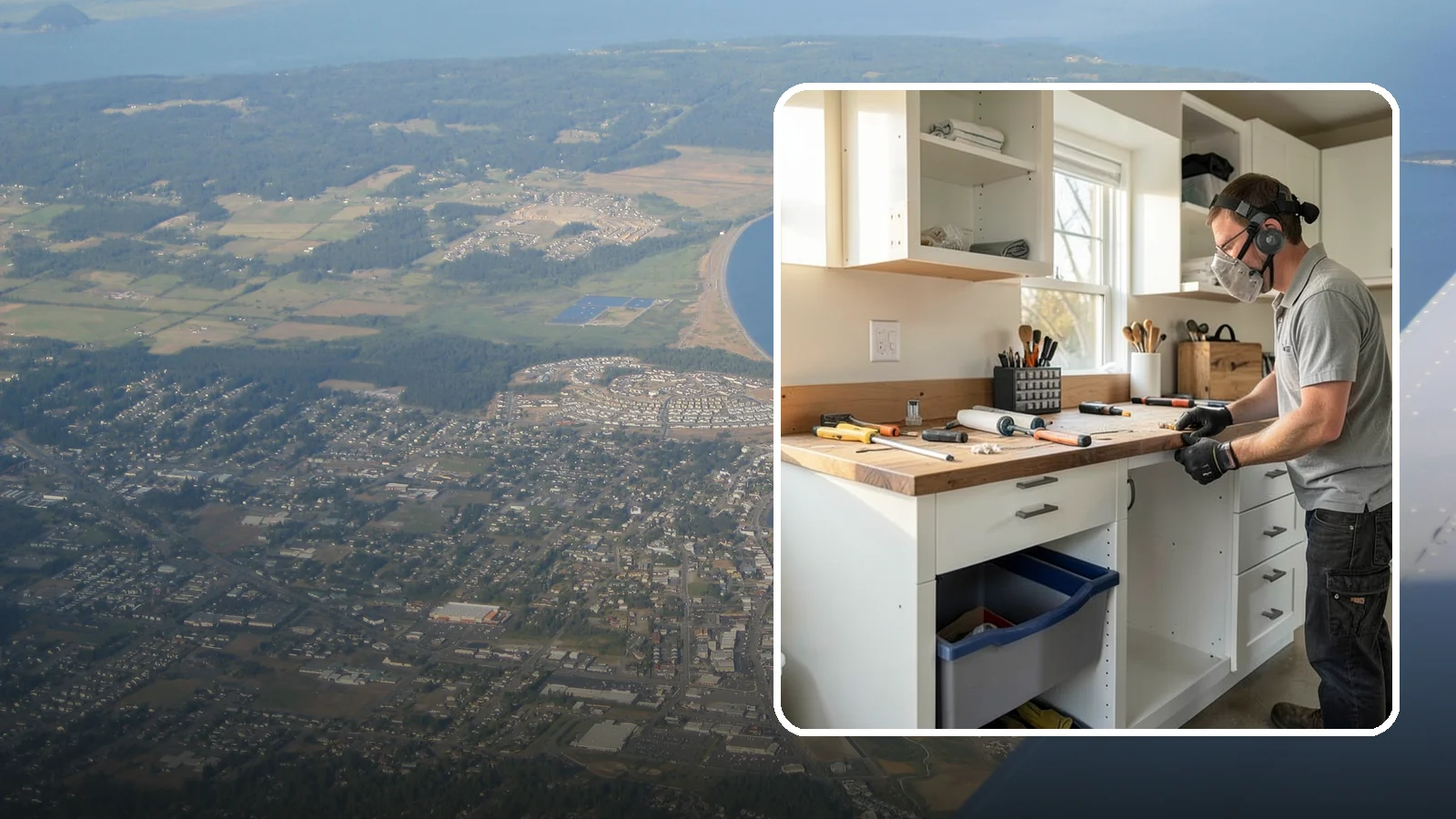 Garage Workbench Installation in Oak Harbor, Island County, WA - Building a solid, well-lit workbench tailored to your projects and available garage space.