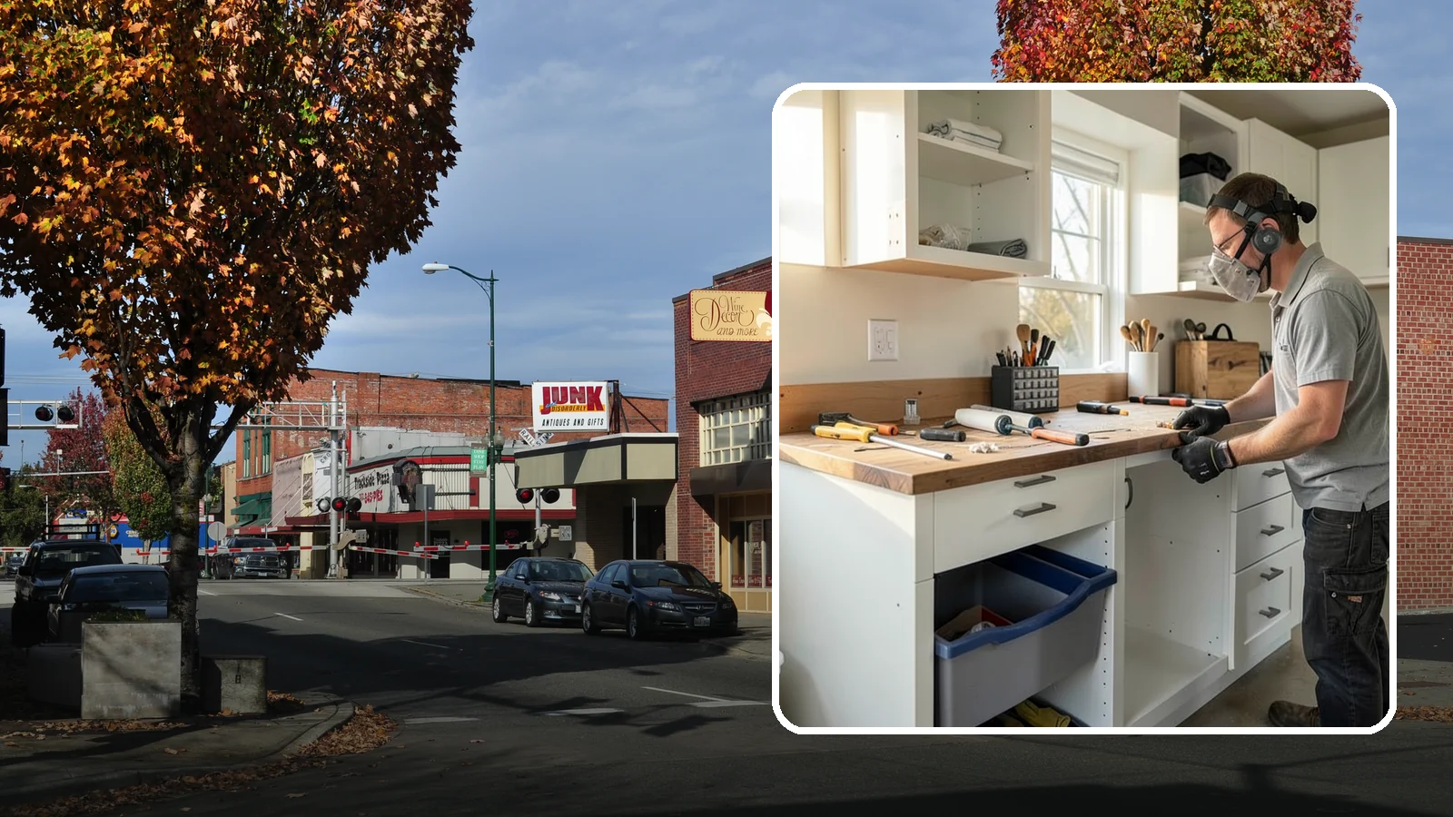 Garage Workbench Installation in Puyallup, Pierce County, WA - Building a solid, well-lit workbench tailored to your projects and available garage space.