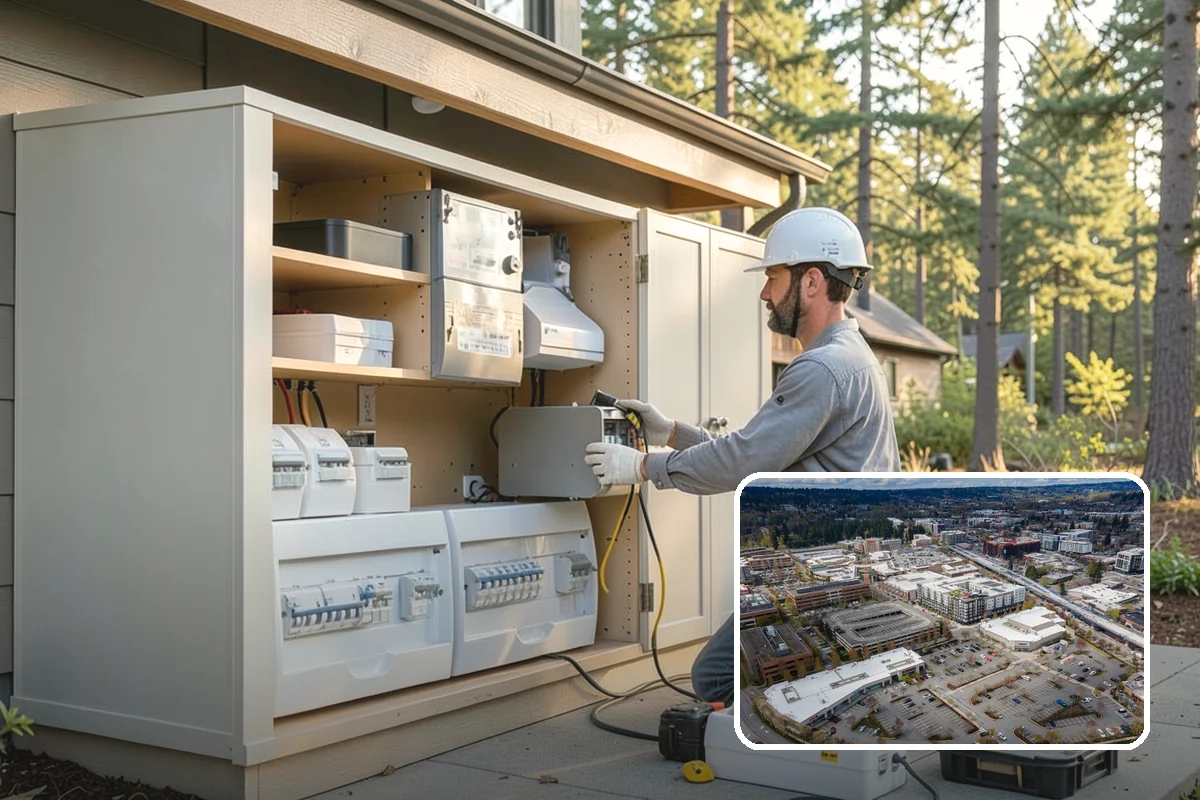 Garage Workbench Installation in Redmond, King County, WA - Creates a dedicated project workspace