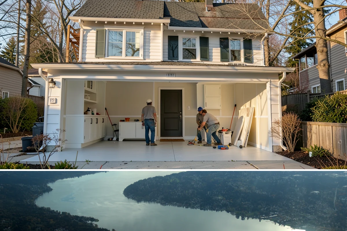 Garage Workbench Installation in Sammamish, King County, WA - Workbench installs suit any season, and winter is a natural time to set one up for indoor projects when outdoor work stalls.