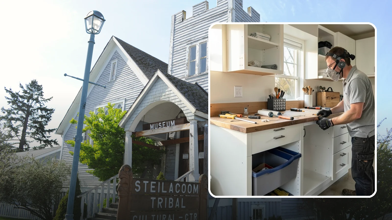 Garage Workbench Installation in Steilacoom, Pierce County, WA - Building a solid, well-lit workbench tailored to your projects and available garage space.