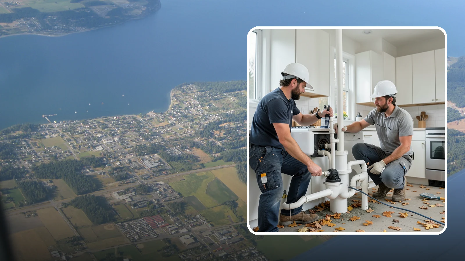 Garbage Disposal Installation in Coupeville, Island County, WA - Installing or replacing an under-sink garbage disposal with proper mounting, wiring, and drain connections.