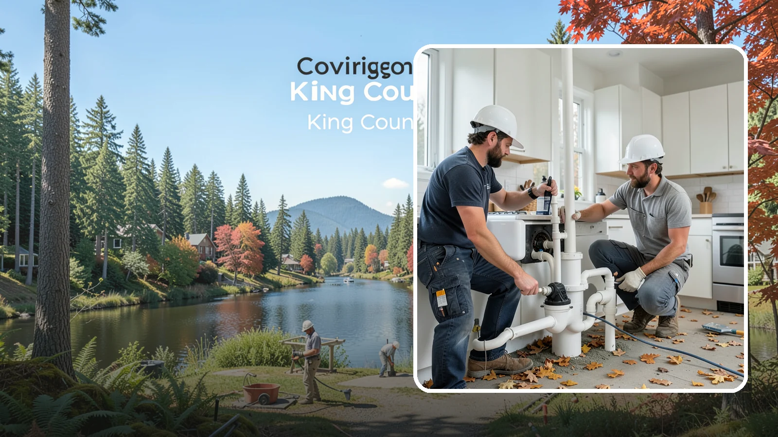 Garbage Disposal Installation in Covington, King County, WA - Installing or replacing an under-sink garbage disposal with proper mounting, wiring, and drain connections.