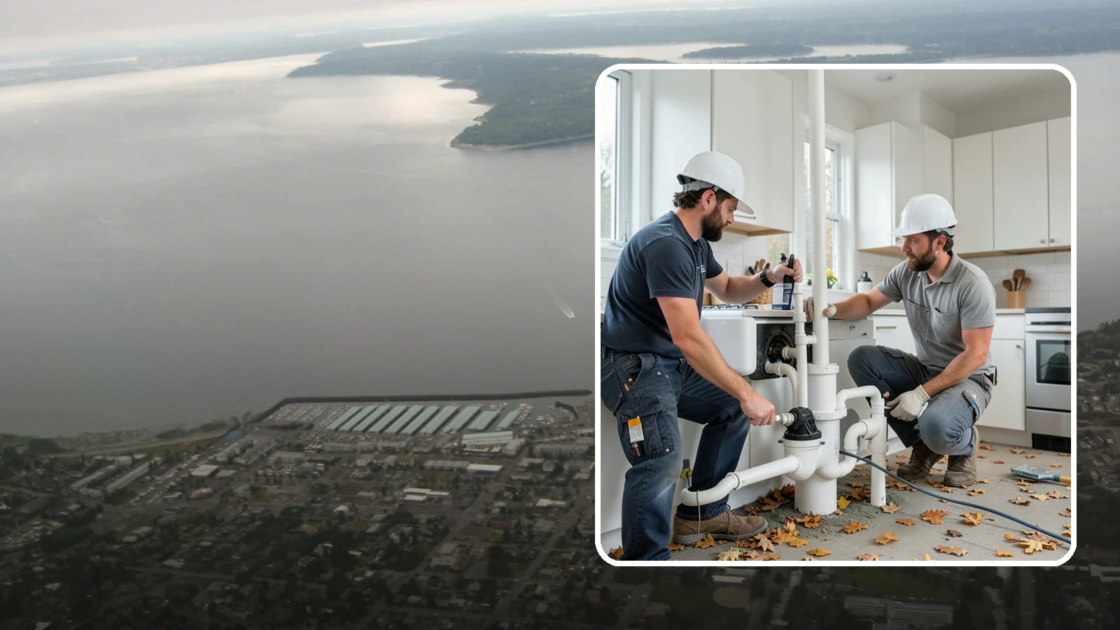 Garbage Disposal Installation in Des Moines, King County, WA - Installing or replacing an under-sink garbage disposal with proper mounting, wiring, and drain connections.