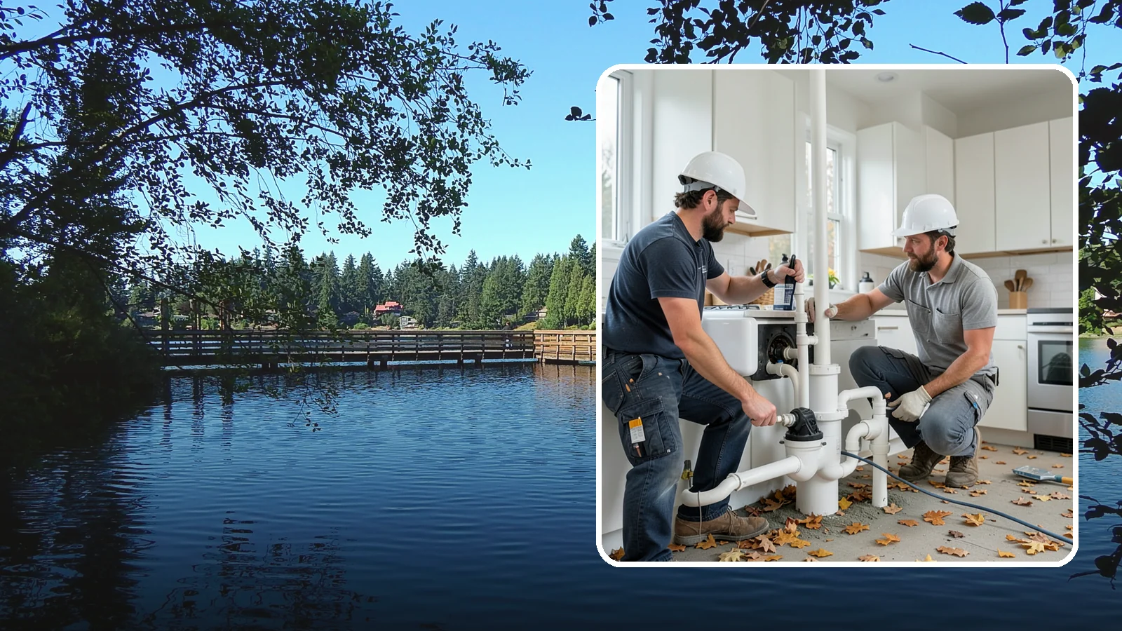 Garbage Disposal Installation in Federal Way, King County, WA - Installing or replacing an under-sink garbage disposal with proper mounting, wiring, and drain connections.