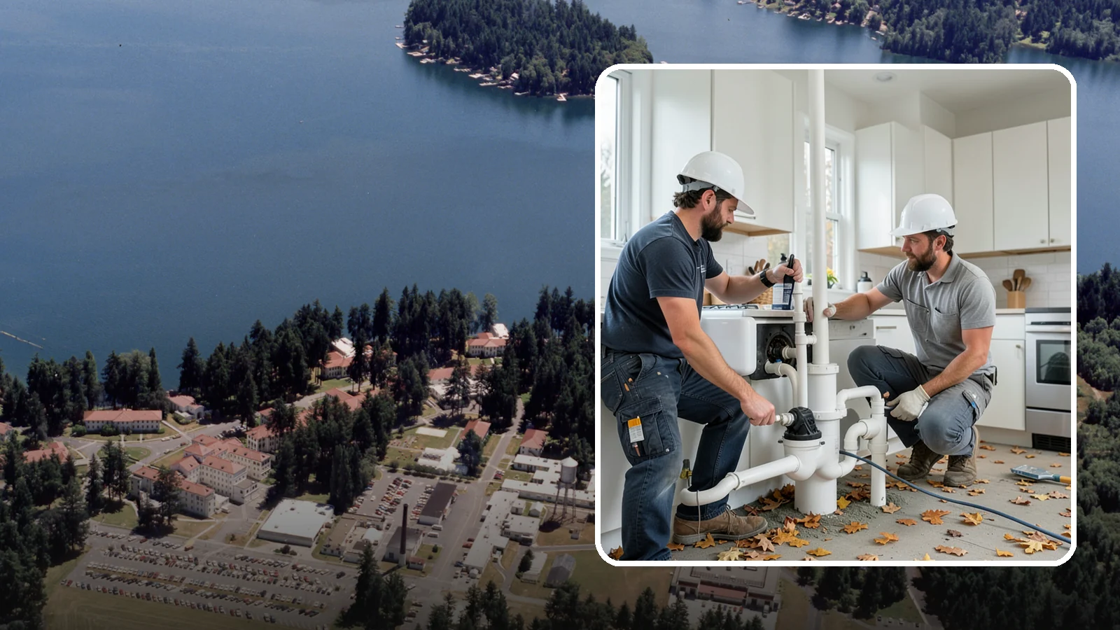 Garbage Disposal Installation in Lakewood, Pierce County, WA - Installing or replacing an under-sink garbage disposal with proper mounting, wiring, and drain connections.