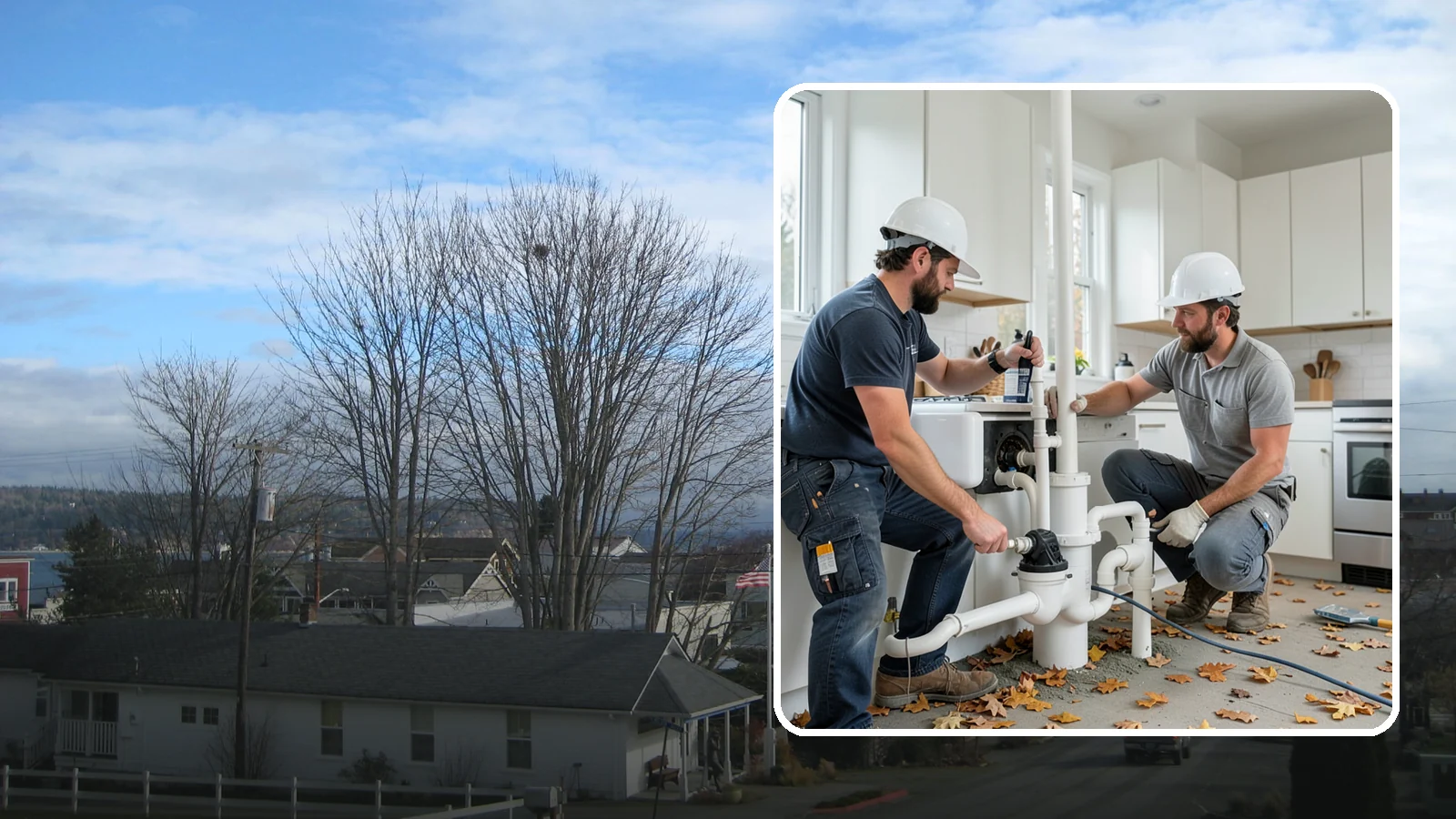 Garbage Disposal Installation in Langley, Island County, WA - Installing or replacing an under-sink garbage disposal with proper mounting, wiring, and drain connections.