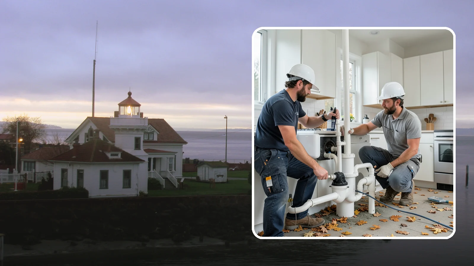 Garbage Disposal Installation in Mukilteo, Snohomish County, WA - Installing or replacing an under-sink garbage disposal with proper mounting, wiring, and drain connections.