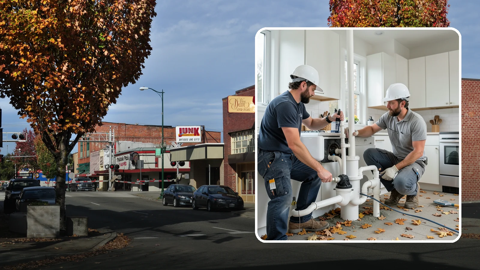 Garbage Disposal Installation in Puyallup, Pierce County, WA - Installing or replacing an under-sink garbage disposal with proper mounting, wiring, and drain connections.