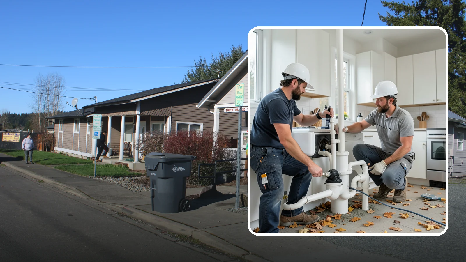 Garbage Disposal Installation in South Prairie, Pierce County, WA - Installing or replacing an under-sink garbage disposal with proper mounting, wiring, and drain connections.