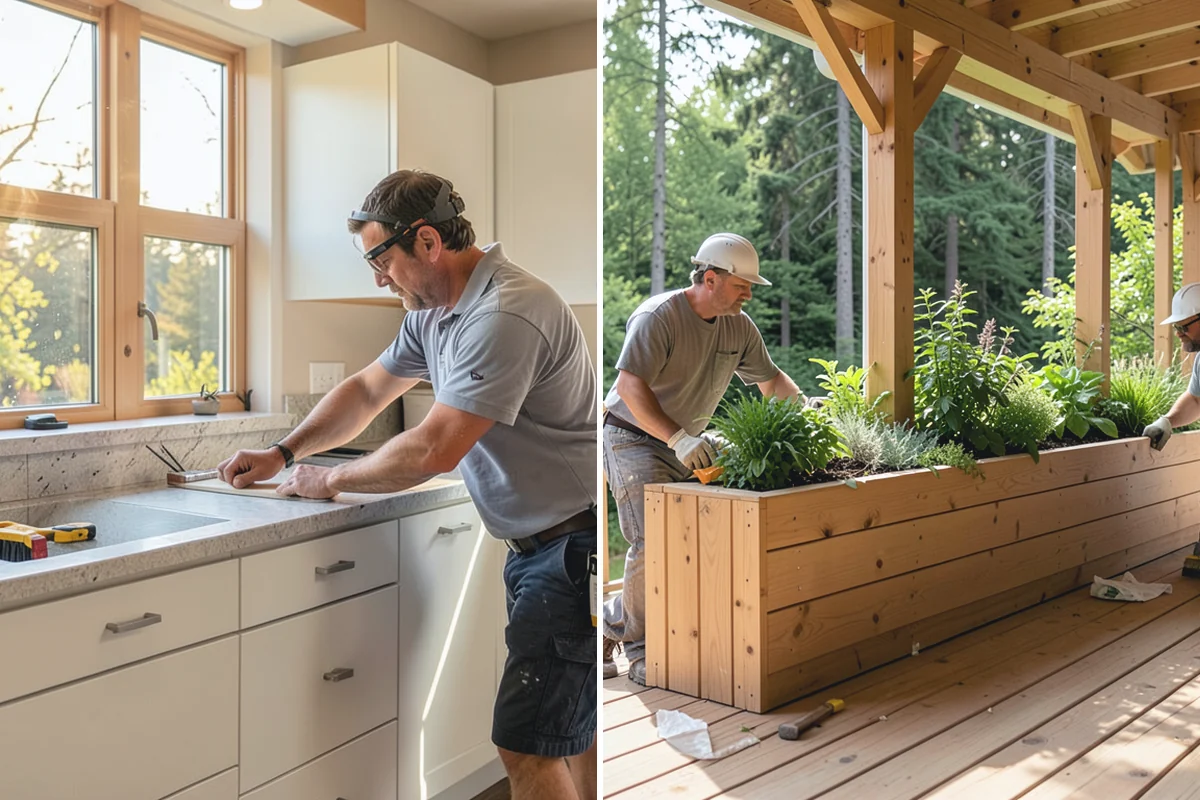 Garden Window Installation in Beaux Arts Village, King County, WA - Verify the opening and design the projection
