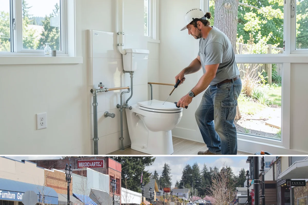 Garden Window Installation in Bothell, King County, WA - Garden window installs are best done in drier weather since the wall opening is temporarily extended outward.
