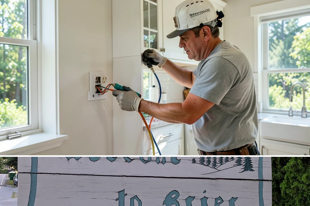 Garden Window Installation in Brier, Snohomish County, WA - Garden window installs are best done in drier weather since the wall opening is temporarily extended outward.