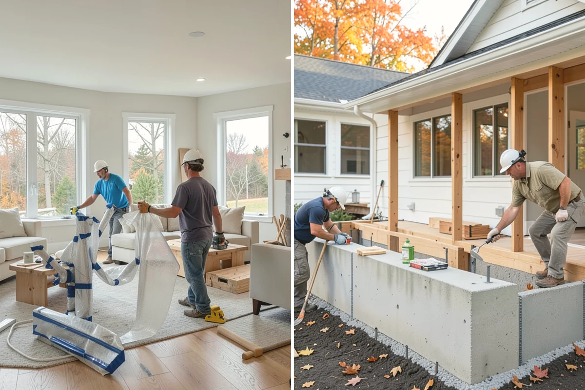 Garden Window Installation in Burlington, Skagit County, WA - Verify the opening and design the projection