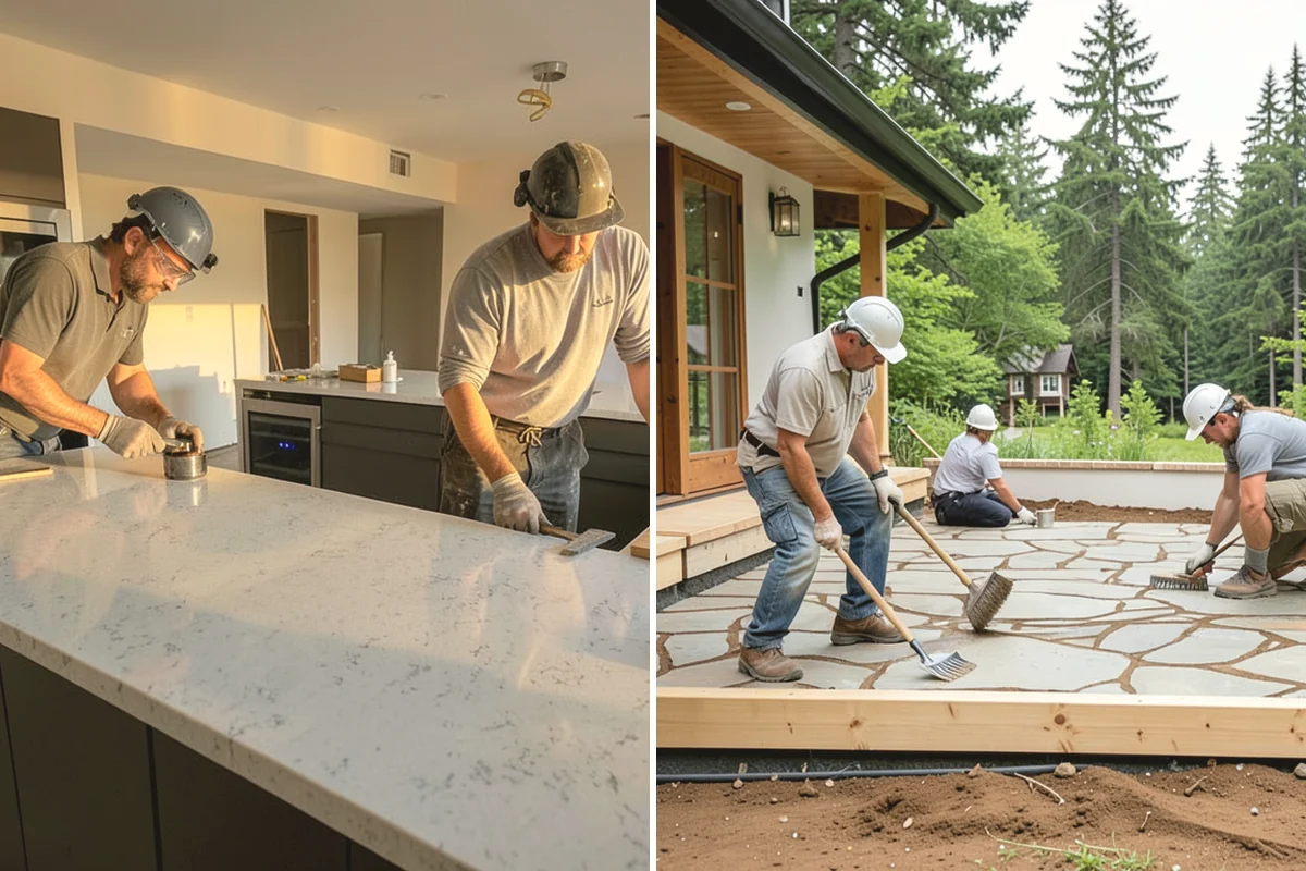 Garden Window Installation in Issaquah, King County, WA - Verify the opening and design the projection