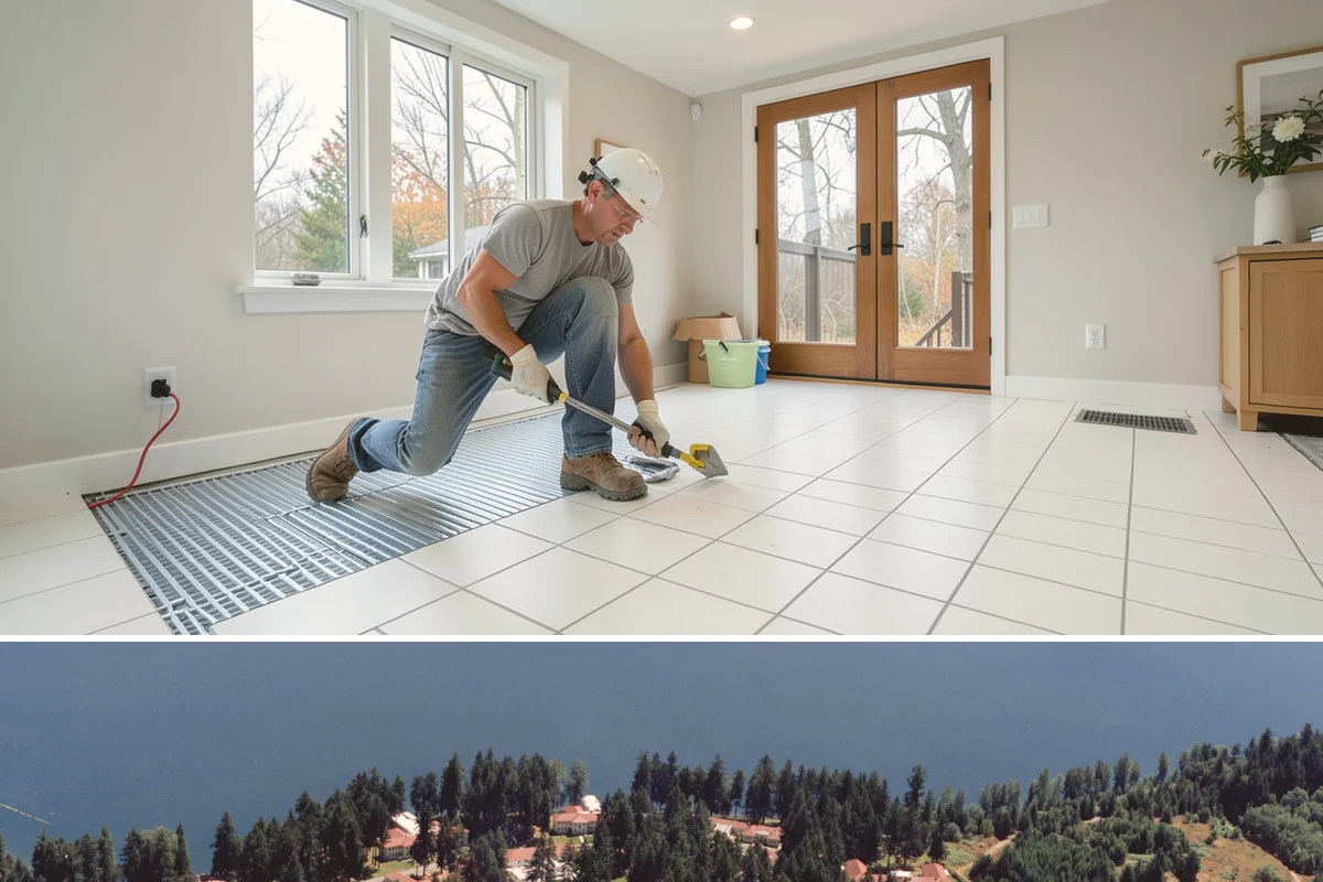 Garden Window Installation in Lakewood, Pierce County, WA - Garden window installs are best done in drier weather since the wall opening is temporarily extended outward.