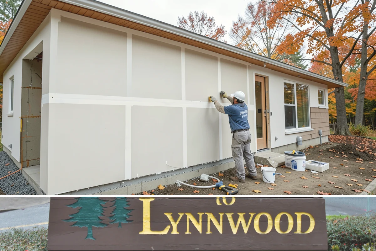 Garden Window Installation in Lynnwood, Snohomish County, WA - Garden window installs are best done in drier weather since the wall opening is temporarily extended outward.