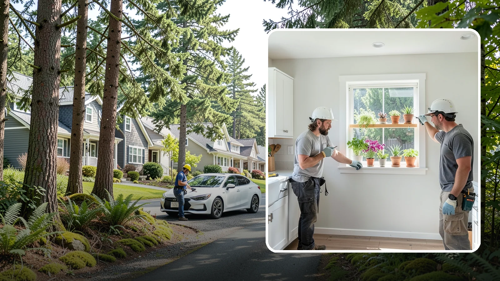 Garden Window Installation in Normandy Park, King County, WA - Installing projecting garden windows that create a sunny shelf for herbs, plants, and kitchen greenery.