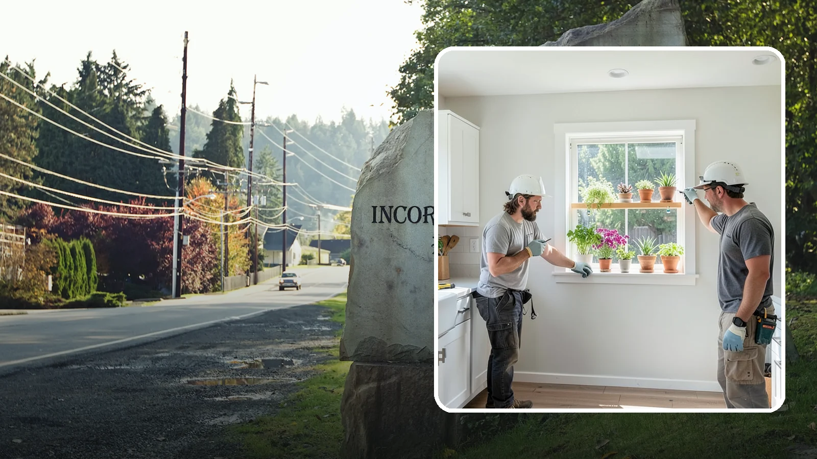 Garden Window Installation in Wilkeson, Pierce County, WA - Installing projecting garden windows that create a sunny shelf for herbs, plants, and kitchen greenery.