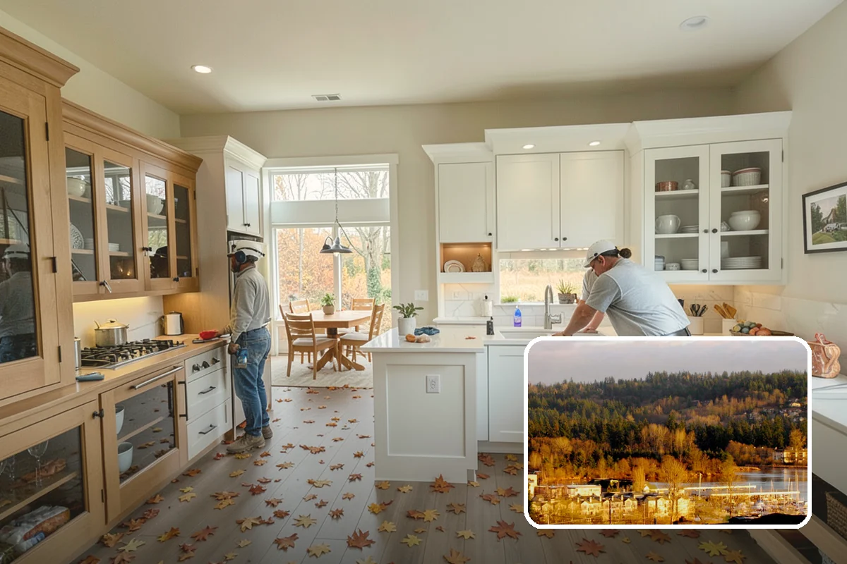 Gas Fireplace Installation in Kenmore, King County, WA - Instant, thermostat-friendly heat at the flip of a switch
