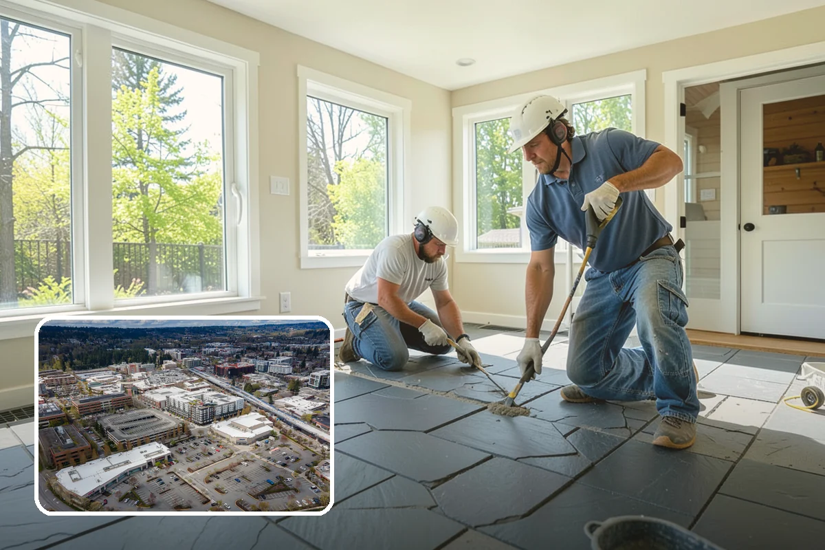 Gas Fireplace Installation in Redmond, King County, WA - Instant, thermostat-friendly heat at the flip of a switch