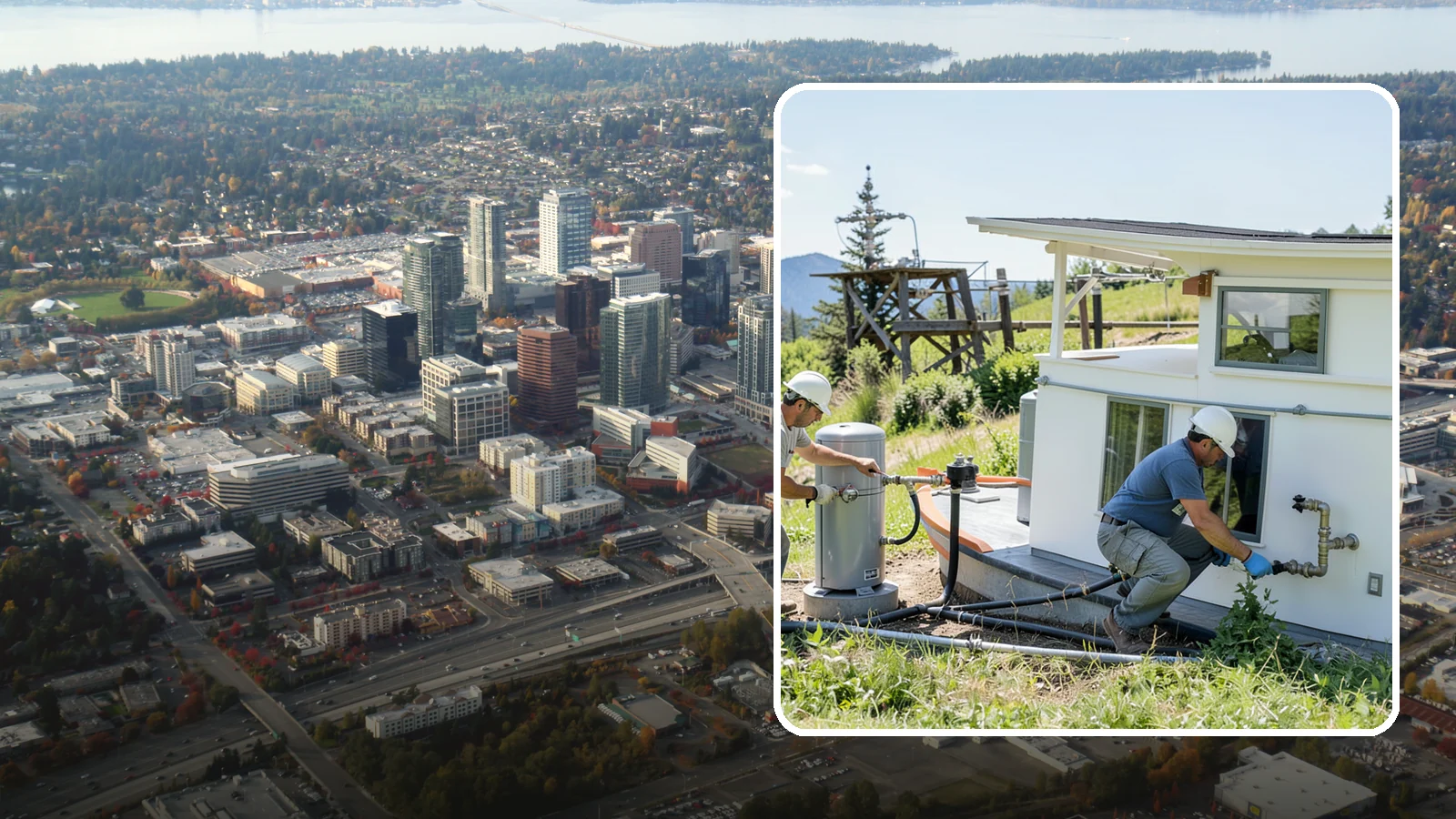 Gas Line Installation in Bellevue, King County, WA - We install or extend natural gas and propane lines to serve ranges, water heaters, fireplaces, generators, and outdoor appliances.