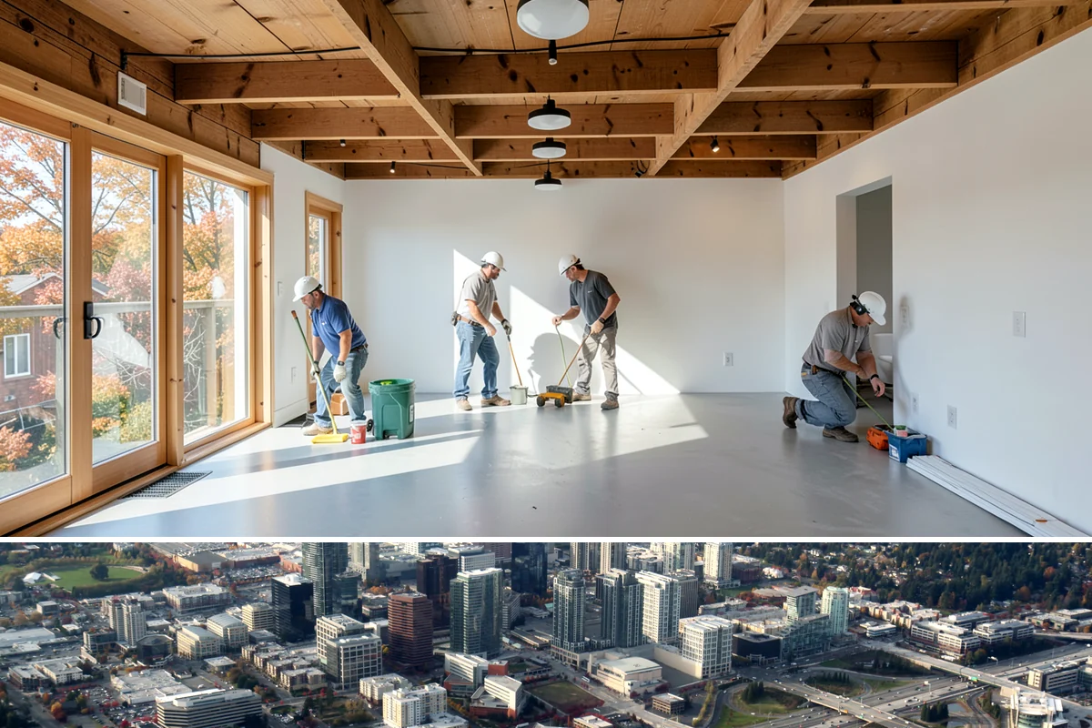 Gas Line Installation in Bellevue, King County, WA - Gas line work runs indoors and out year-round, though pairing outdoor runs with dry weather keeps trenching tidy.