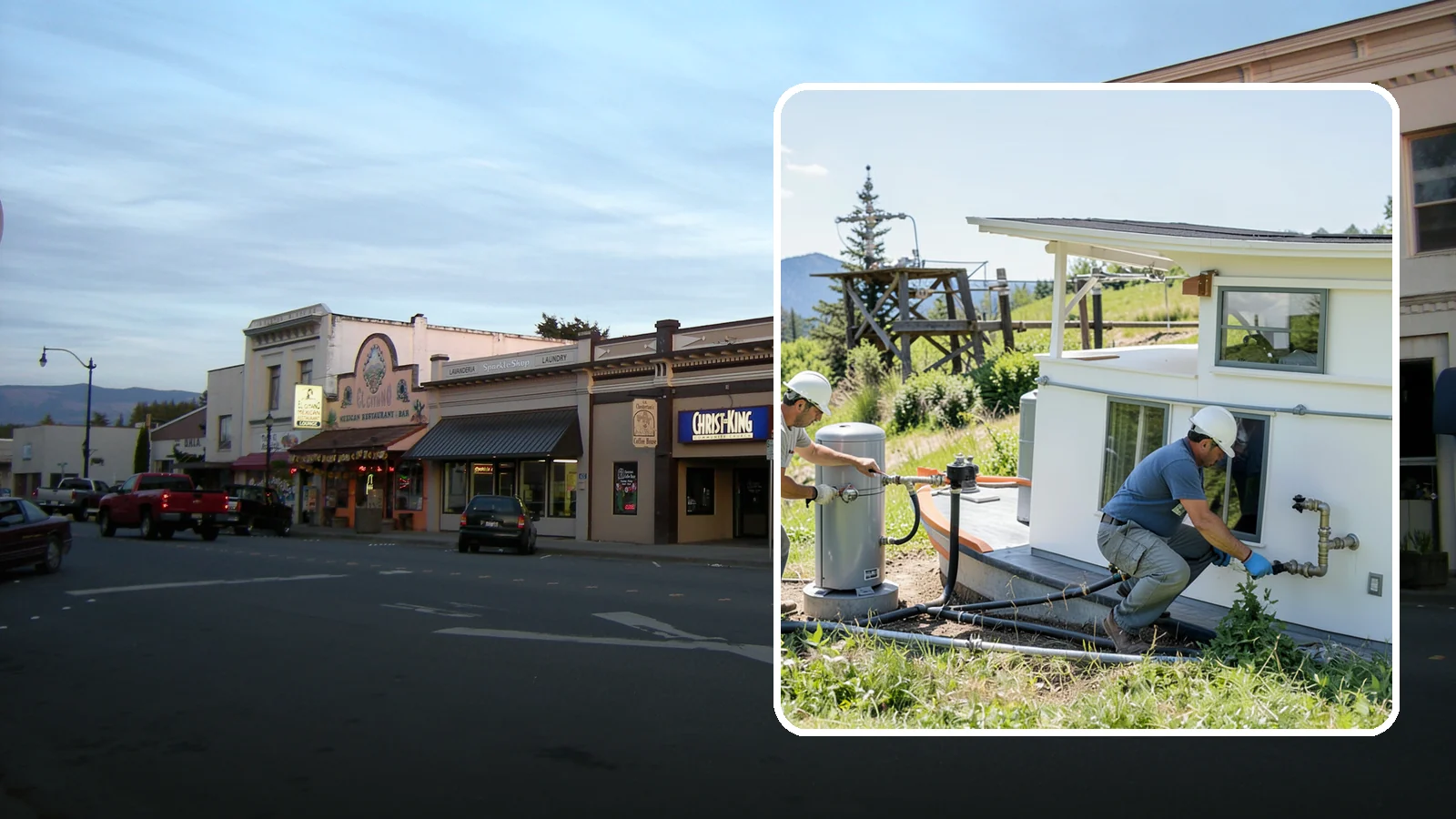 Gas Line Installation in Burlington, Skagit County, WA - We install or extend natural gas and propane lines to serve ranges, water heaters, fireplaces, generators, and outdoor appliances.