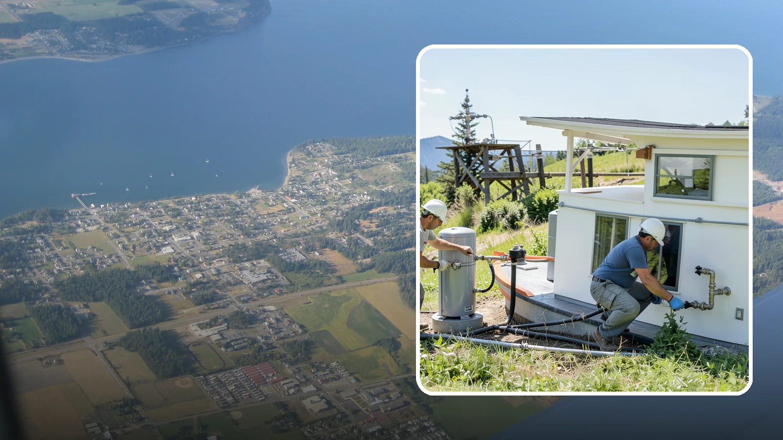 Gas Line Installation in Coupeville, Island County, WA - We install or extend natural gas and propane lines to serve ranges, water heaters, fireplaces, generators, and outdoor appliances.