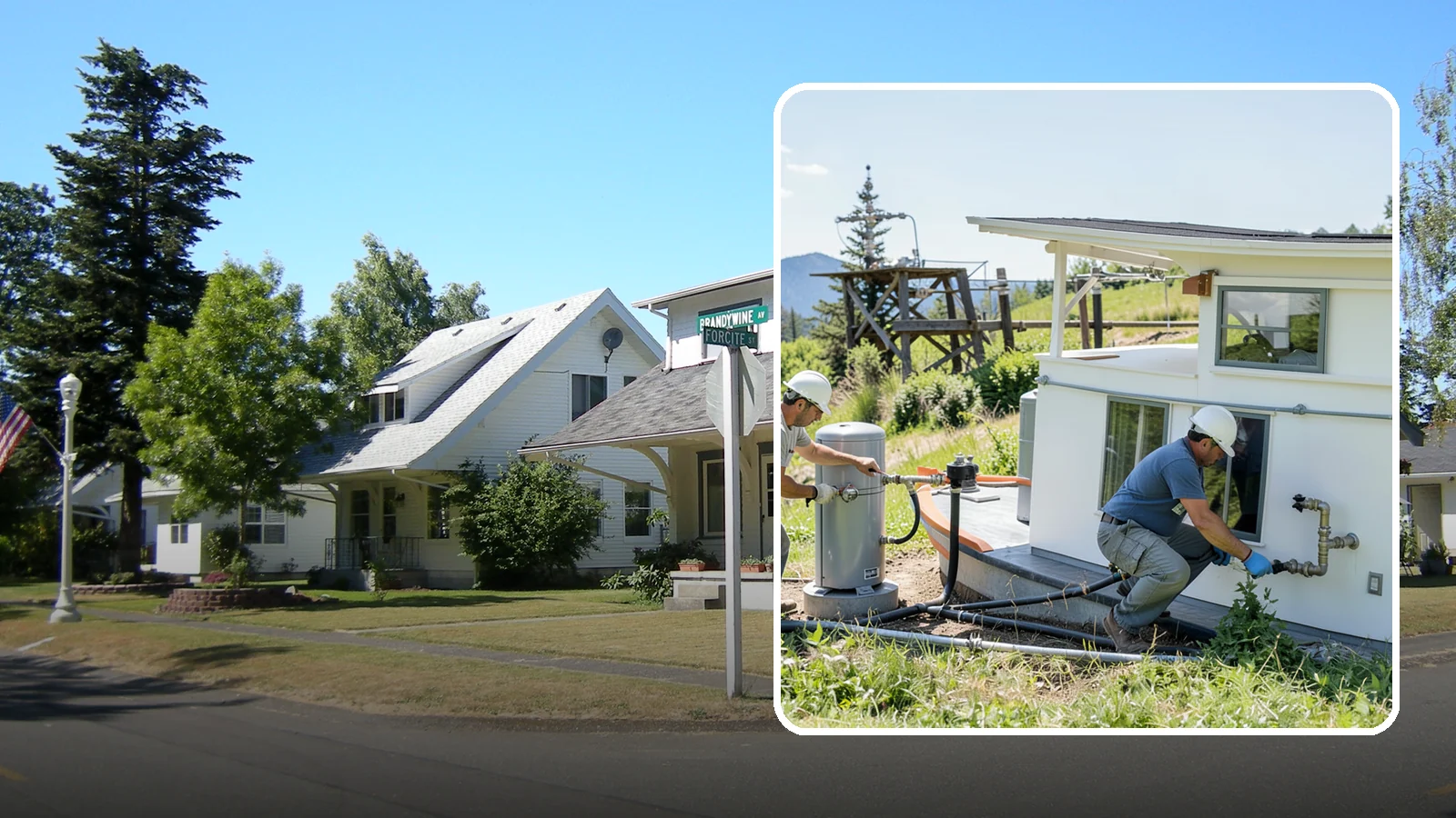 Gas Line Installation in DuPont, Pierce County, WA - We install or extend natural gas and propane lines to serve ranges, water heaters, fireplaces, generators, and outdoor appliances.