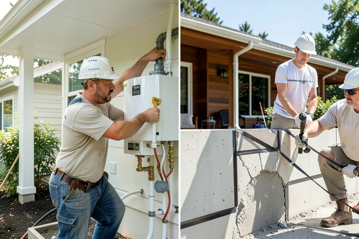 Gas Line Installation in Enumclaw, King County, WA - Confirm appliance demand and design the pipe sizing and route